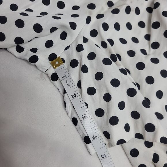 VINTAGE 80s set polka-dot high waist‎ shorts and crop top S - Picture 15 of 15